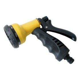   EXTOL CRAFT pisztoly szórófej, locsoló, ergonomikus ; műanyag 7 féle sugár, kuplung csatlakozóval