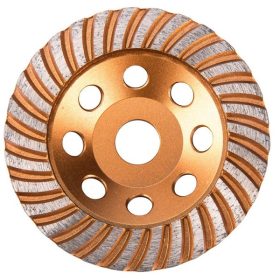   EXTOL INDUSTRIAL gyémántcsiszoló korong; 115mm×22,2mm, Turbo/lamellás jellegű