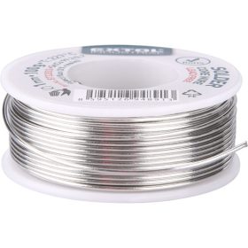   EXTOL INDUSTRIAL forrasztó ón, gyantás, műszerész forrasztáshoz; 100g, átmérő 1mm, 99,3% ón + 0,7% réz tartalmú, gyantás, T: 227 °C