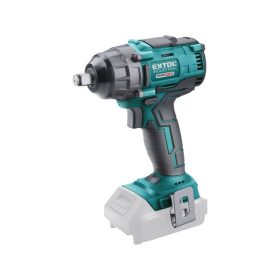   EXTOL INDUSTRIAL akkus ütvecsavarozó, Share20V, 1/2" négyszög, Li-ion; ford.: 2.200 1/min, 250 Nm, AKKU és TÖLTŐ NÉLKÜL