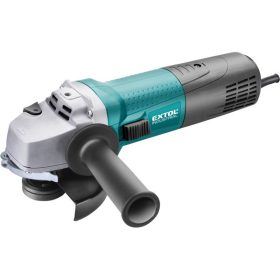   EXTOL INDUSTRIAL sarokcsiszológép 125mm 1400W, szabályozható fordulatszám, lágy indítás, terhelésnél konstans fordulatszám, papírdoboz