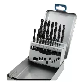   EXTOL PREMIUM fémcsigafúró klt, HSS, DIN 338, fémdobozban;1,0-10,0mm, 19 db