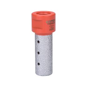   EXTOL lyukmaró (lyuktágító/ujjmaró) kerámiára  és csempére, gyémánt vágóél; 20mm × M14, sarokcsiszolóba fogható