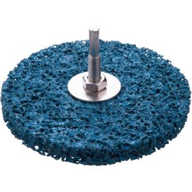   EXTOL PREMIUM csiszolókorong fúrógéphez ("csapos négertárcsa") 115mm, 15 mm vastagság, 6 mm befogás, nylon és szilícium-karbid