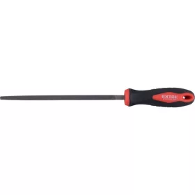   EXTOL PREMIUM fémreszelő 200mm négyszög, T12 acél,  vágat 2, finom, TPR gumis műanyag nyél