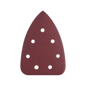   EXTOL PREMIUM delta csiszolópapír, lyukas klt. 10db, 100×140 mm; 7 db lyukkal, P120, 8891844 csiszológéphez