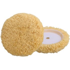   EXTOL PREMIUM polírkorong, báránybőr (gyapjú), egyrétegű, kevert, T180, 190 mm; tengely: 22 mm + 150 mm tépőzáras