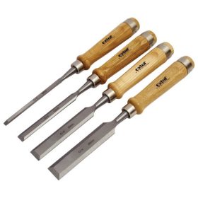   EXTOL PREMIUM favéső készlet, CV. ; 4db, 6-12-20-25mm HRC56-62, kőrisfa nyél