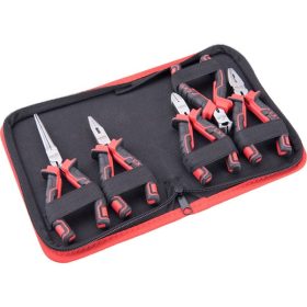   EXTOL PREMIUM mini fogó klt, 5 db; kombinált-(125mm), oldalcsípő-(115mm), rádiós-(125mm), h.kcsípő(115mm), h.csőrű fogó(150mm), TÜV/GS