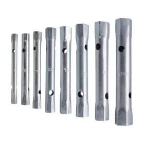   EXTOL PREMIUM csőkulcs klt., 10db (8 csőkulcs+2 hajtóvas), CrV., 6-22mm (6×7;8×9;10×11;12×13;14×15; 16×17;18×19;20×22)