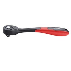   EXTOL PREMIUM racsnis hajtókar, CV., 72 fog, hajlított szár, csúszásgátló TPR markolat; 1/4", 150mm