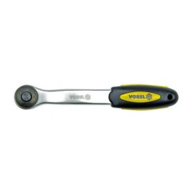   VOREL racsnis hajtókar, CrV., 72 fog, hajlított szár, 1/4"