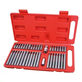   EXTOL PREMIUM BIT klt. 40 db HEX-TORX-XZN, 10mm, CrV, műanyag dobozban