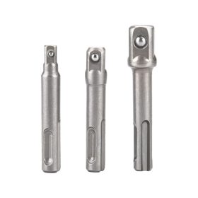   EXTOL dugókulcs adapter készlet 3db-os; 1/4" - 3/8" - 1/2", befogás: SDS Plus, Cr.V.