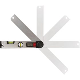   EXTOL PREMIUM vízmérték, digitális szögmérővel,  305mm, 2 libella, ±0,5mm/1m, illetve 0-225°, ±0,3°,  LCD kijelző
