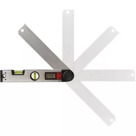   EXTOL PREMIUM vízmérték, digitális szögmérővel,  305mm, 2 libella, ±0,5mm/1m, illetve 0-225°, ±0,3°,  LCD kijelző