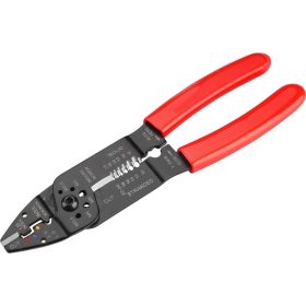   EXTOL PREMIUM érvéghüvely fogó (krimpelő), 1,0 - 2,5 mm2, vágási kapacitás: M 2,6-3,0-3,5-4,0-5,0, blankolás: 0,6-3,2mm, hossz: 215 mm