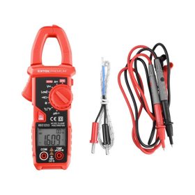   EXTOL PREMIUM lakatfogó és digitális multiméter; Amper/Volt/Ohm mérő, True RMS, hangjelző funkcióval, CE, 2 db 1,5V AAA elem