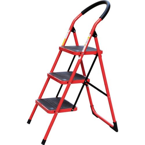 EXTOL PREMIUM összecsukható létra, 3 lépcsős, max. magasság 68cm, acél (szobalétra)