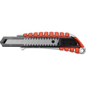   YATO tapétavágó kés, 18mm, autolock,  Zn/TPR házas; pótpenge: 9123A, 8855091