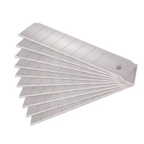   EXTOL PREMIUM pótpenge tapétavágó késhez, 10 db, 18×100×0,5 mm, törhető, SK4 acél, HRC >64, tripla vágóél