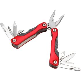   EXTOL PREMIUM multifunkciós rozsdamentes szerszám, késpengével, teljes/összecsukott hossz.:67/100 mm, 9 funkciós, 24 db-os kínálódoboz