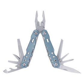   EXTOL PREMIUM multifunkciós rozsdamentes szerszám, kombinált fogóval+ késpengével, 3Cr13, 11 funk teljes/összecsukott hossz.:165/105mm