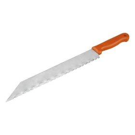   EXTOL PREMIUM üveggyapot vágó kés, teljes/penge hossz.:480/340mm, rozsdamentes acél penge, vastagsága: 1,5mm, műanyag nyél