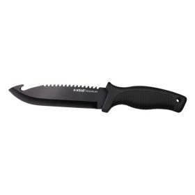   EXTOL PREMIUM vadász- és túrakés, 2CR13 rozsdamentes acél penge, műanyag nyél, nylon tok, teljes/penge hossz: 270mm/150mm