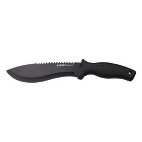   EXTOL PREMIUM vadász- és túrakés, 2CR13 rozsdamentes acél penge, műanyag nyél, nylon tok, teljes/penge hossz: 290mm/170mm