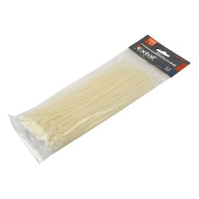   EXTOL PREMIUM kábelkötegelő 3,6×280mm 100db, fehér nylon;