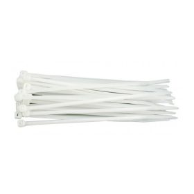 EGYÉB kábelkötegelő 4,8×200mm 100db, fehér nylon;