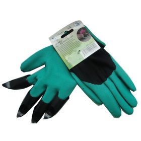   EXTOL PREMIUM kerti kesztyű karmokkal, méret: 8' latexba mártott, gumírozott mandzsetta