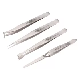   EXTOL PREMIUM csipesz klt. 4 db, CrNiMn rozsdamentes és saválló acél 201, enyhén mágneses, keménység: HRC 30