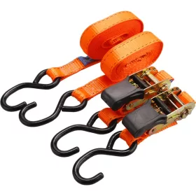   EXTOL PREMIUM rakományrögzítő gurtni, 2db, kampós, max. 800kg; 5m×25mm, EN12195-2,TÜV/GS