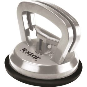   EXTOL PREMIUM üvegemelő (vákuumos üvegfogó tappancs), egyfejes, max. 50kg teherbírás, átmérő: 118mm, ALU ötvözet