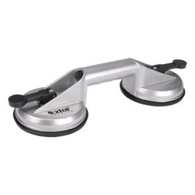   EXTOL PREMIUM üvegemelő (vákuumos üvegfogó tappancs), kétfejes, max. 100kg teherbírás, átmérő: 118mm, ALU ötvözet