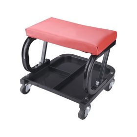   EXTOL PREMIUM szerelőszék, gurulós, ülés alatti szerszámtartó, méretek: 340×375×375 mm, max. statikus terhelés: 120 kg, tömeg: 3,5 kg