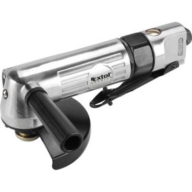   EXTOL PREMIUM pneumatikus sarokcsiszológép, 125 mm (22,2mm ill. M10) , 10.000 1/min, 170l/min, 6,3 Bar, 1/4" tömlőcsatlakozó, 1,8 kg