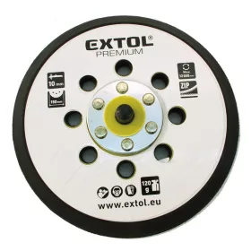   EXTOL tartalék gumi talp 8865038 rotációs csiszológéphez, 6"/150mm, 8 db lyuk, tépőzáras, max. 12.000/perc, vastagság: 10mm
