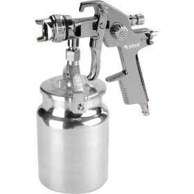   EXTOL PREMIUM festékszóró, alsótartályos, 1000ml, HVLP, fúvóka: 1,4mm, max. 410 l/min, 3 Bar, 1/4" tömlőcsatlakozó, 0,7kg