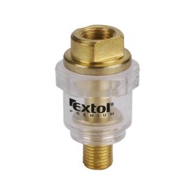   EXTOL PREMIUM mini levegőolajzó, max. 6,2 Bar, 1/4", max. 60°C, 15ml