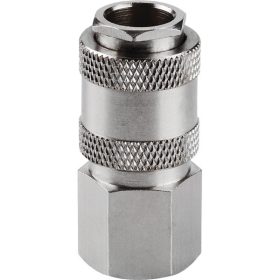   EXTOL PREMIUM gyorscsatlakozó-hüvely, belső menettel, 1/4", nikkelezett réz, bliszteren