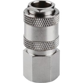   EXTOL PREMIUM gyorscsatlakozó-hüvely, belső menettel, 1/2", nikkelezett réz, bliszteren