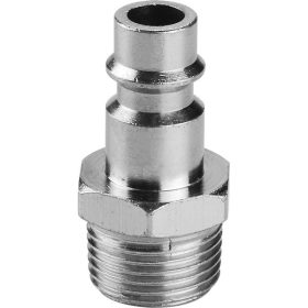   EXTOL PREMIUM gyorscsatlakozó-dugó, külső menettel, G-3/8", nikkelezett réz, bliszteren