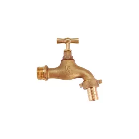   EXTOL PREMIUM kerti kifolyócsap, réz, tömlővéges, 1/2"