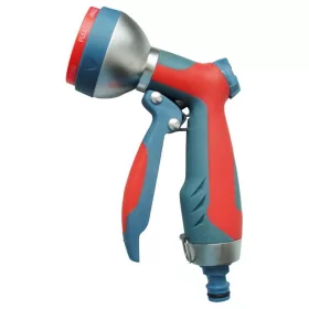   EXTOL PREMIUM pisztoly szórófej, locsoló, ergonomikus ; fém + műanyag, 7 féle sugár, kuplung csatlakozóval, ABS