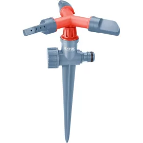  EXTOL PREMIUM locsoló, leszúrható háromágú forgó, műanyag; kuplung csatlakozóval
