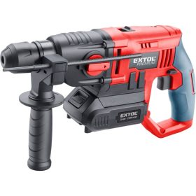   EXTOL PREMIUM akkus ütvefúró SDS Plus, Share20V, 20V, Li-ion, 1db akku, 1db töltő, 2000 mAh, 1,2J