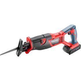   EXTOL PREMIUM akkus szablyafűrészgép, Share20V, 20V, Li-ion, 1db akku, 1db töltő, 2000 mAh, 0-3000 ford/perc